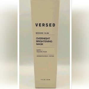 Versed Weekend Glow Overnight Brightening Mask Lactic + Glycolic Acid 1 FL OZ